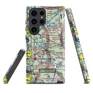 Melin Farms Airport (3WI6) VFR Sectional Samsung Phone Case