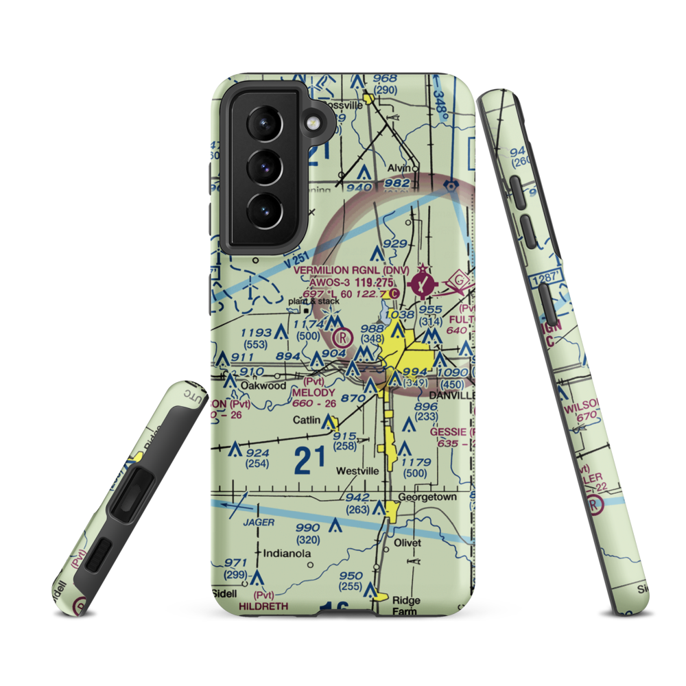 Melody Field (IS88) VFR Sectional Samsung Phone Case Samsung Galaxy S21 FE model shown