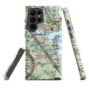 Melville Airstrip (2VA2) VFR Sectional Samsung Phone Case