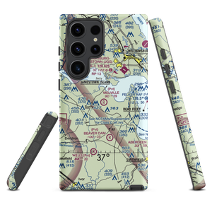 Melville Airstrip (2VA2) VFR Sectional Samsung Phone Case