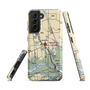 Memphis Municipal Airport (F21) VFR Sectional Samsung Phone Case