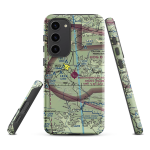 Mena Intermountain Municipal Airport (MEZ) VFR Sectional Samsung Phone Case