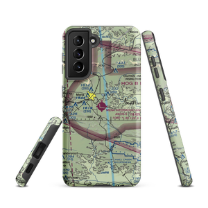 Mena Intermountain Municipal Airport (MEZ) VFR Sectional Samsung Phone Case