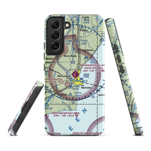 Menominee Regional Airport (MNM) VFR Sectional Samsung Phone Case