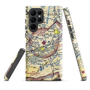 Mercer County Airport (BLF) VFR Sectional Samsung Phone Case