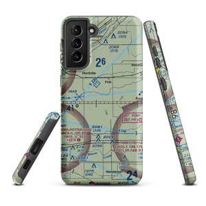 Merchant Homestead Airport (7NE6) VFR Sectional Samsung Phone Case