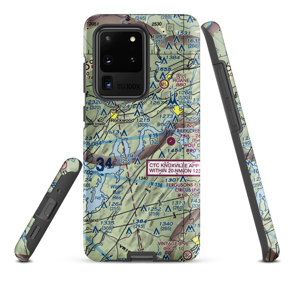 Merian Seaplane Base (3TN2) VFR Sectional Samsung Phone Case Samsung Galaxy S20 Ultra model shown