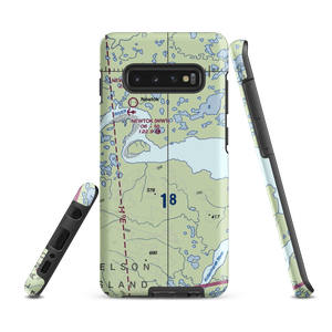 Mertarvik Quarry Road Landing Strip (F02) VFR Sectional Samsung Phone Case