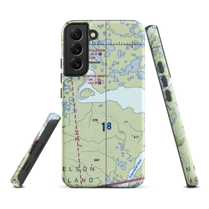 Mertarvik Quarry Road Landing Strip (F02) VFR Sectional Samsung Phone Case