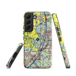 Mesquite Metro Airport (HQZ) VFR Sectional Samsung Phone Case