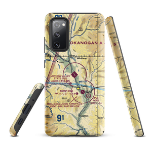 Methow Valley State Airport (S52) VFR Sectional Samsung Phone Case