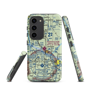 Metropolis Municipal Airport (M30) VFR Sectional Samsung Phone Case