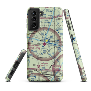 Metter Municipal Airport (MHP) VFR Sectional Samsung Phone Case