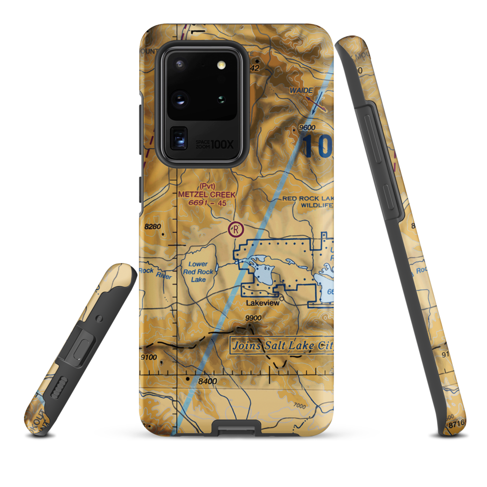 Metzel Creek Airport (MT47) VFR Sectional Samsung Phone Case Samsung Galaxy S20 Ultra model shown