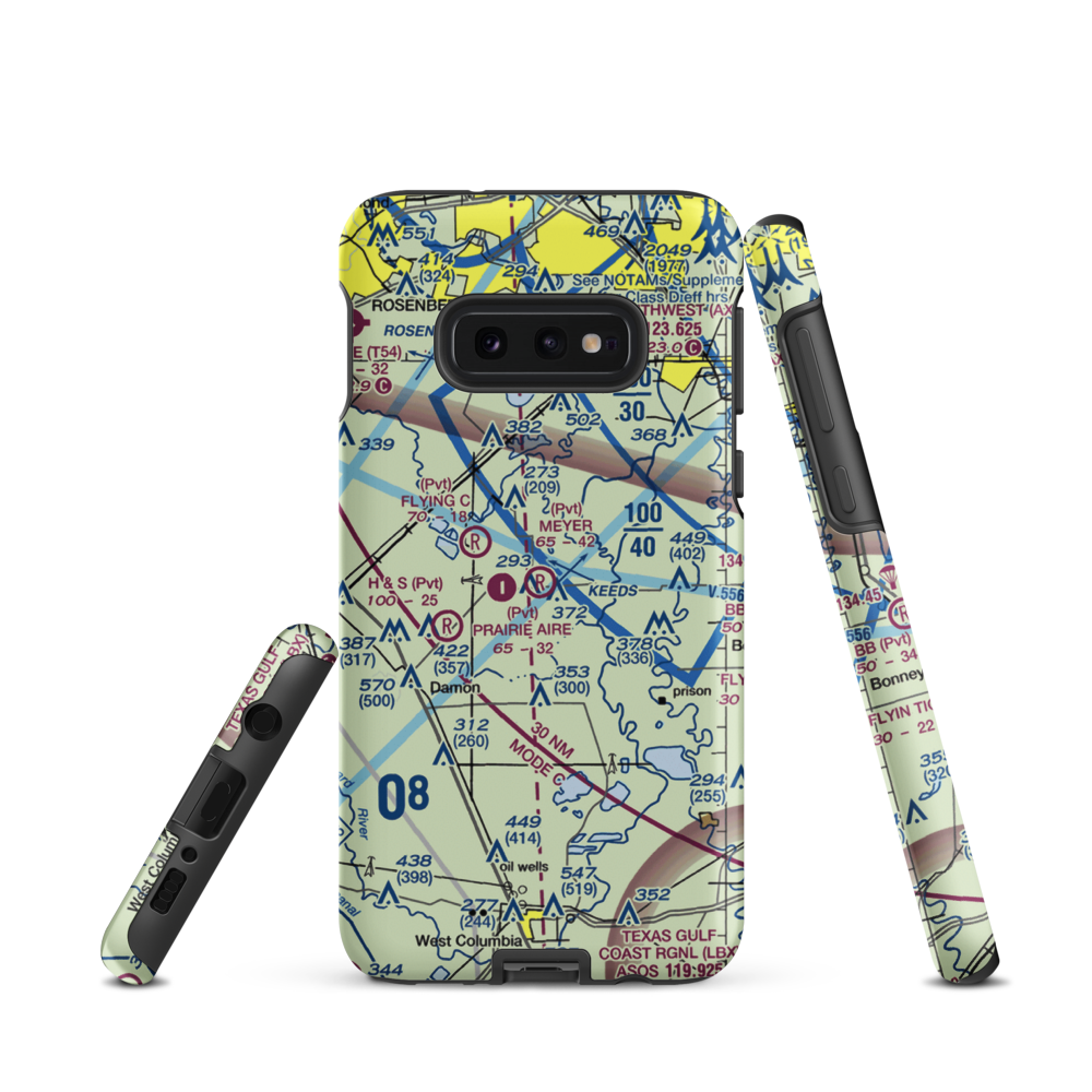 Meyer Field (TA33) VFR Sectional Samsung Phone Case Samsung Galaxy S10 Plus model shown