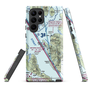 Meyers Chuck Seaplane Base (84K) VFR Sectional Samsung Phone Case