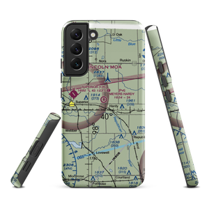 Meyers Freedom Flight Hardy Airport (85NE) VFR Sectional Samsung Phone Case