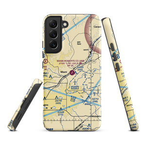 Miami Roberts County Airport (3E0) VFR Sectional Samsung Phone Case