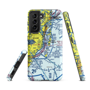 Miami Seaplane Base (X44) VFR Sectional Samsung Phone Case