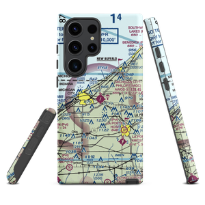 Michigan City Municipal Airport (MGC) VFR Sectional Samsung Phone Case