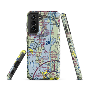 Middle Hero Seaplane Base (29VT) VFR Sectional Samsung Phone Case