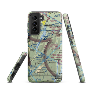 Middlesex Valley Airport (4N2) VFR Sectional Samsung Phone Case