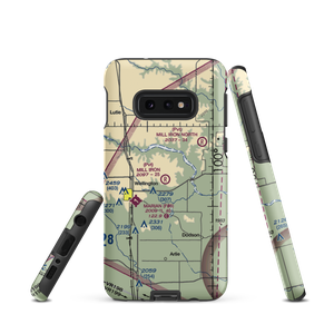 Mill Iron Ranch South Airport (36XS) VFR Sectional Samsung Phone Case