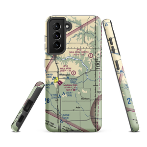 Mill Iron Ranch South Airport (36XS) VFR Sectional Samsung Phone Case