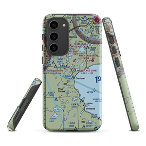 Mille Lacs Lake Resort Airport (7MN4) VFR Sectional Samsung Phone Case