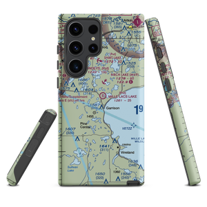 Mille Lacs Lake Resort Airport (7MN4) VFR Sectional Samsung Phone Case