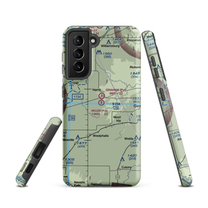 Miller Airport (9KS7) VFR Sectional Samsung Phone Case