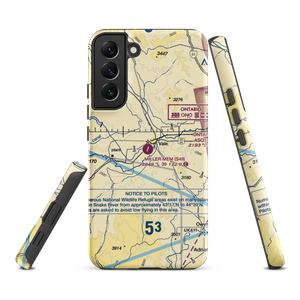 Miller Memorial Airpark (S49) VFR Sectional Samsung Phone Case