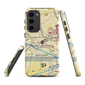 Miller Memorial Airpark (S49) VFR Sectional Samsung Phone Case