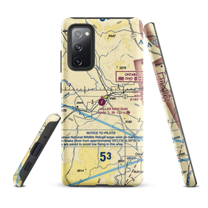 Miller Memorial Airpark (S49) VFR Sectional Samsung Phone Case