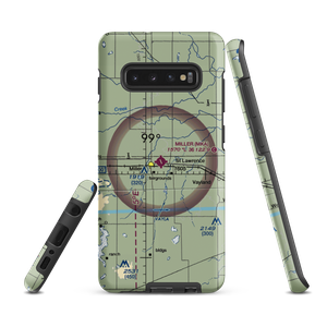 Miller Municipal Airport (MKA) VFR Sectional Samsung Phone Case