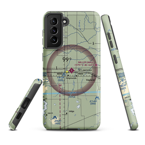 Miller Municipal Airport (MKA) VFR Sectional Samsung Phone Case