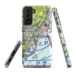 Mills Field (MI53) VFR Sectional Samsung Phone Case