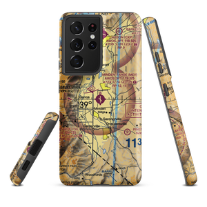 Minden-Tahoe Airport (MEV) VFR Sectional Samsung Phone Case