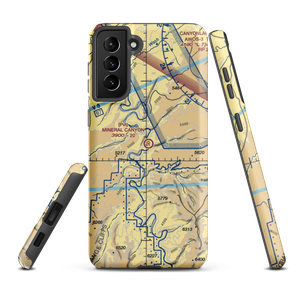 Mineral Canyon Strip (UT75) VFR Sectional Samsung Phone Case