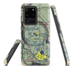 Minot Air Force Base (MIB) VFR Sectional Samsung Phone Case