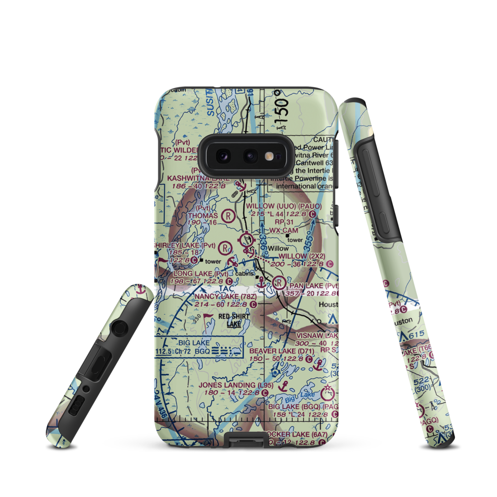 Minuteman Strip (AK68) VFR Sectional Samsung Phone Case Samsung Galaxy S10e model shown