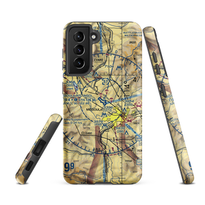 Missoula International Airport (MSO) VFR Sectional Samsung Phone Case