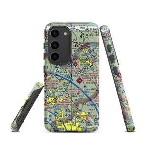 Misty Hill Farm Airport (PN14) VFR Sectional Samsung Phone Case