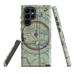 Mitchell Municipal Airport (MHE) VFR Sectional Samsung Phone Case