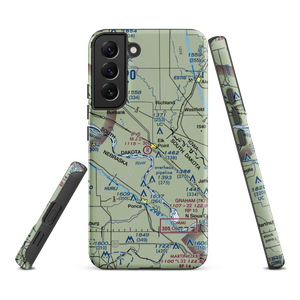 Mj Aviation Ii Airport (SD00) VFR Sectional Samsung Phone Case