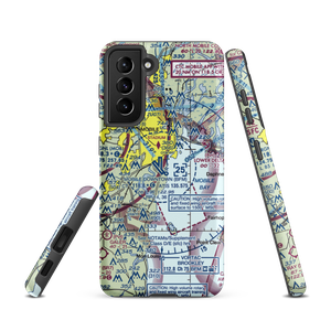 Mobile Downtown Airport (BFM) VFR Sectional Samsung Phone Case