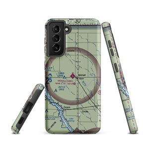 Mohall Municipal Airport (HBC) VFR Sectional Samsung Phone Case