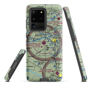 Monett Municipal Airport (HFJ) VFR Sectional Samsung Phone Case