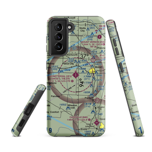 Monett Municipal Airport (HFJ) VFR Sectional Samsung Phone Case