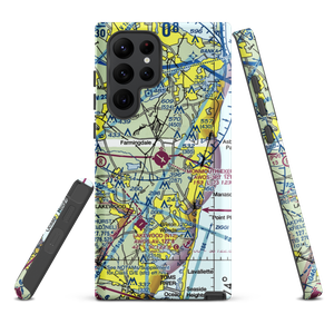 Monmouth Executive Airport (BLM) VFR Sectional Samsung Phone Case